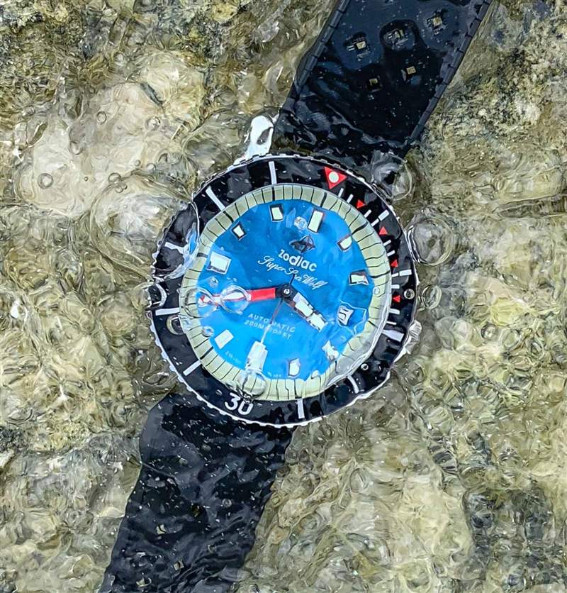 Zodiac Sea Wolf 留意在巴哈馬玩 aBlogtoWatch
