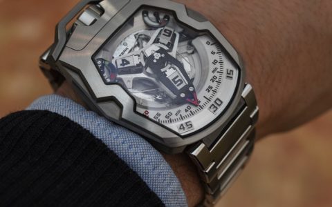 Urwerk UR-210S全金屬外殼手表帶手鏈動手實踐