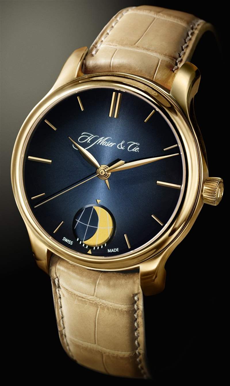 H Moser Cie Moser Perpetual Moon watch 亨利慕時 H&Cie Moser永久月球腕表