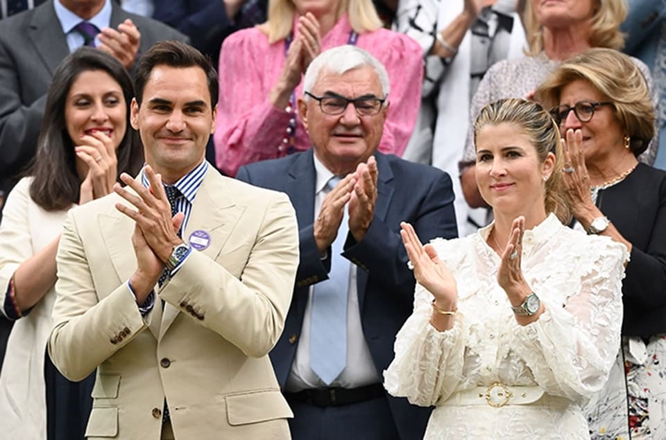 費德勒溫網接受表揚老婆的勞力士意外搶走天王風采