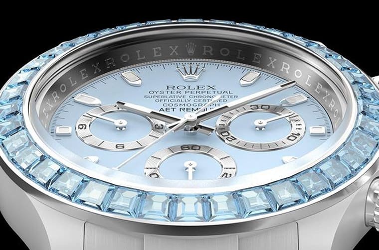 「白陶瓷配海水藍(lán)寶石」勞力士Daytona看了讓人垂涎欲滴