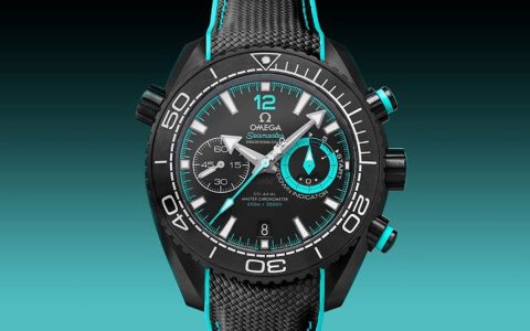 歐米茄以海馬Planet Ocean計(jì)時(shí)碼表為基礎(chǔ)創(chuàng)作最新阿聯(lián)酋航空紐西蘭ETNZ船隊(duì)聯(lián)名表